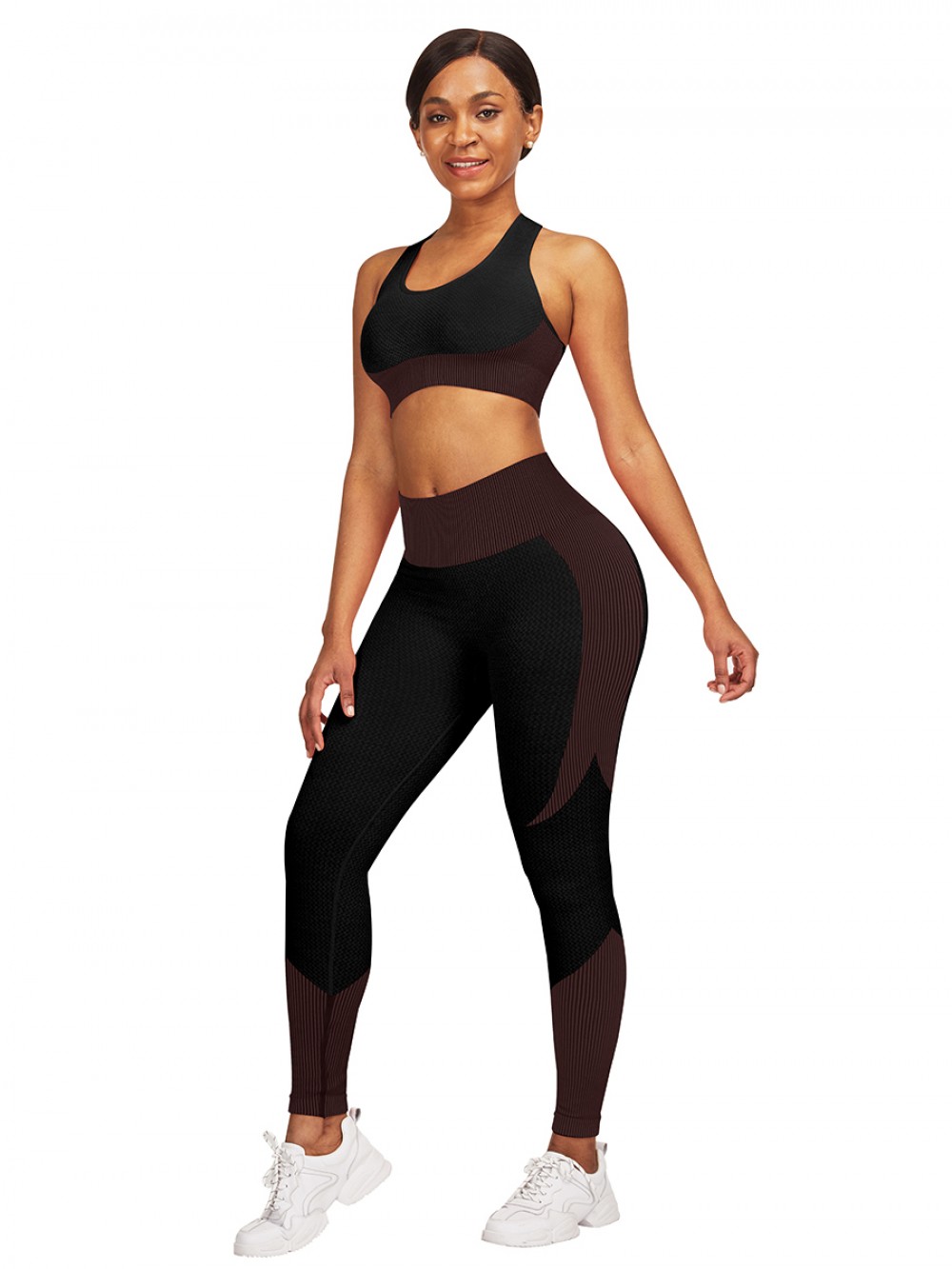 Fuchsia Cross Back Yoga Bra Seamless Legging Super Faddish