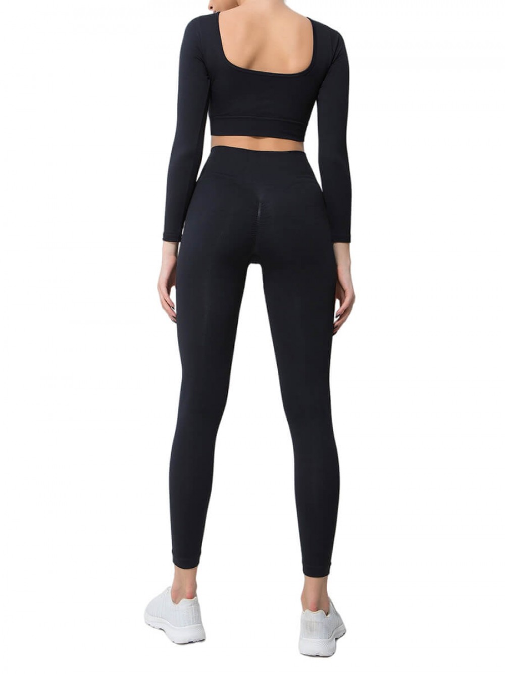 Black Stylish Well-Suited Workout Apparel For Hanging Out