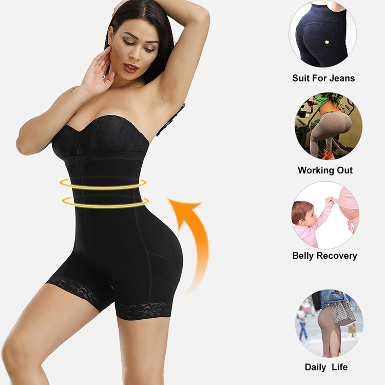 Hexin Shapewear For Women Tummy Control Mesh Butt Lifter High Waist Body  Shaper Daily Wear Shapers Color Coffee size 3XL-4XL