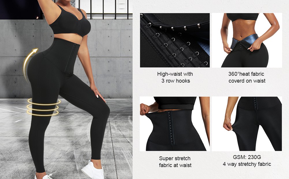 Dark Blue Neoprene Butt Lifting Leggings – Dior Me Beauty