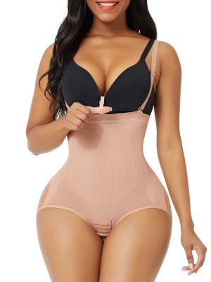 Wholesale One Piece Colombian Body Shapers Women Open Crotch Tummy