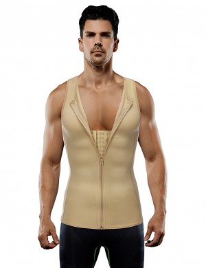 Wholesale mens body shaper slimming undershirt - Slimming And Enhancing 