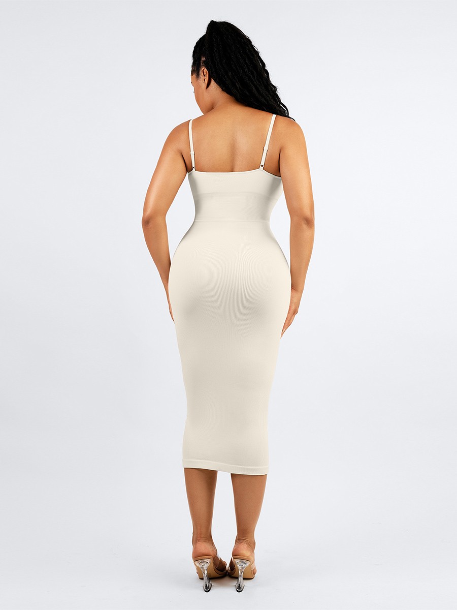 Seamless Eco-friendly Waist Control Shaping Dress White