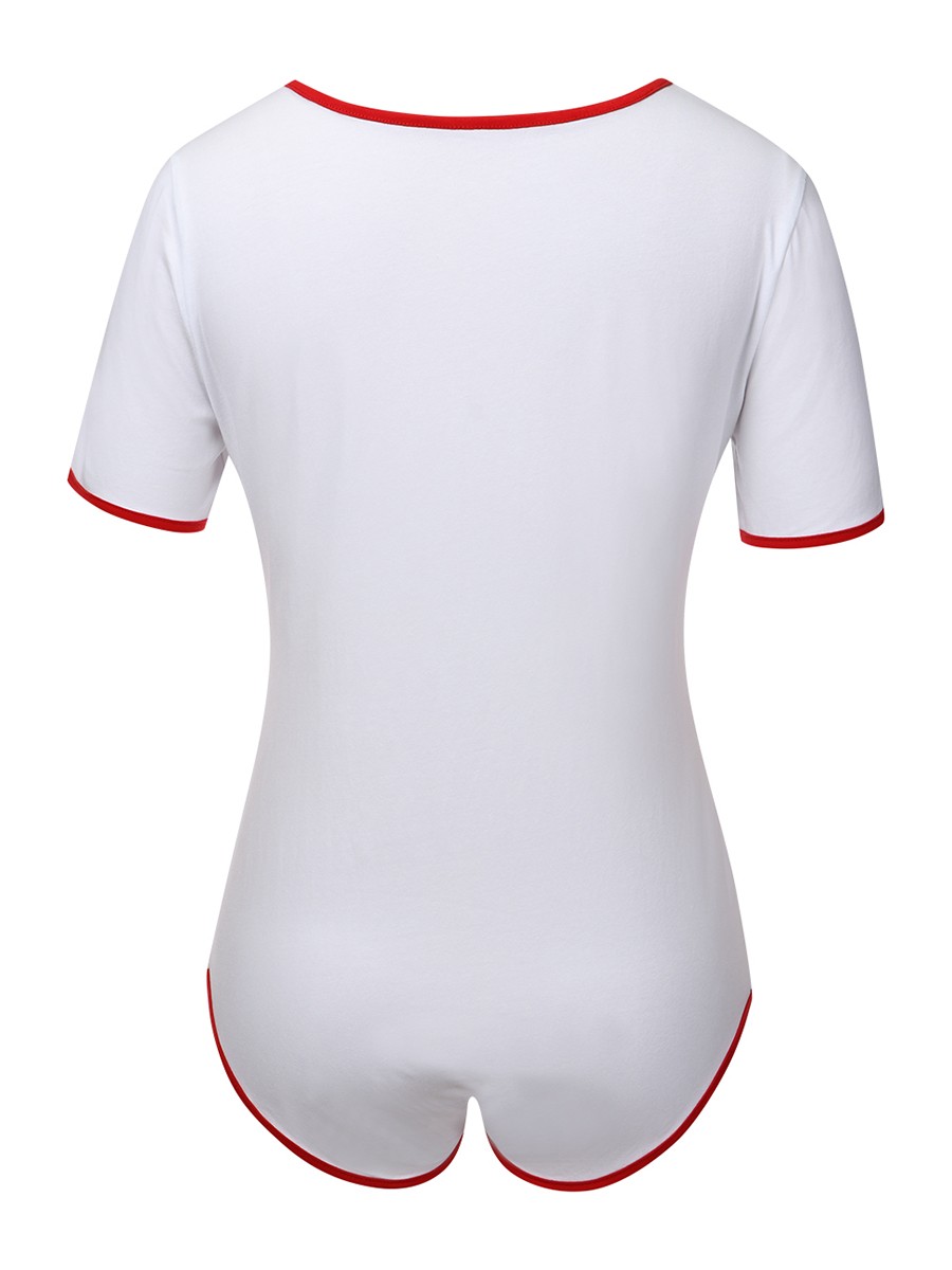 Cheap White Letter Paint Round Collar Teddy Fashion Online Mature Female