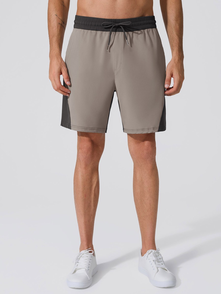 VractiveWholesale Men’s Training Shorts – Quick Dry Color Block Running Gym Shorts