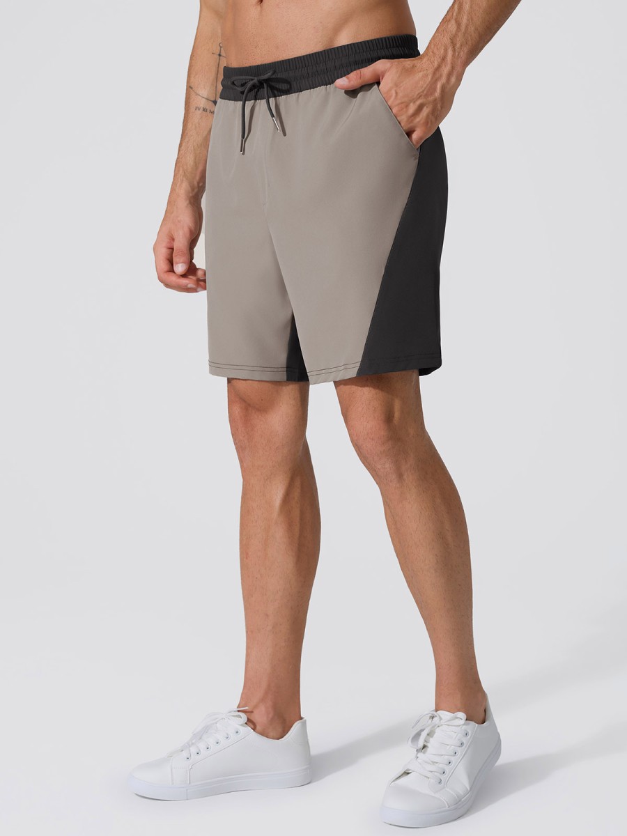 VractiveWholesale Men’s Training Shorts – Quick Dry Color Block Running Gym Shorts