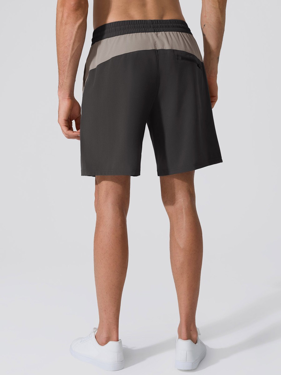 VractiveWholesale Men’s Training Shorts – Quick Dry Color Block Running Gym Shorts