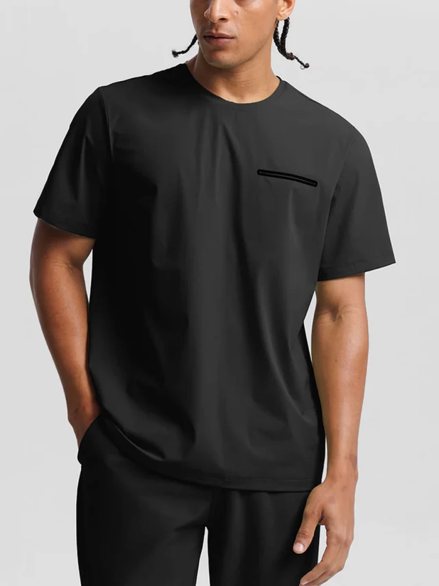 Men’s Breathable Quick-Dry Lightweight Workout T-Shirt Summer Short Sleeve Athletic Gym Tee