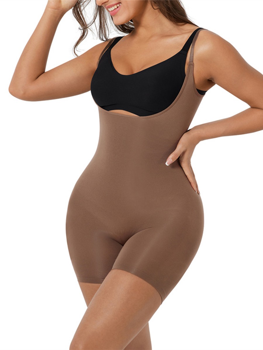 Tummy Control Seamless Women Slimming Openbust Full Body Shapers Butt Lifters Shapewear