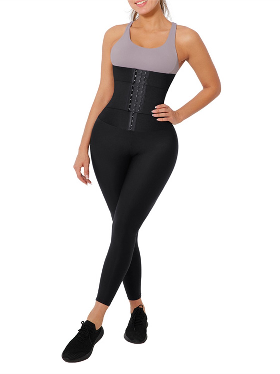 2 In 1 Waist Trainer Tummy Control Shaper And Yoga Pants