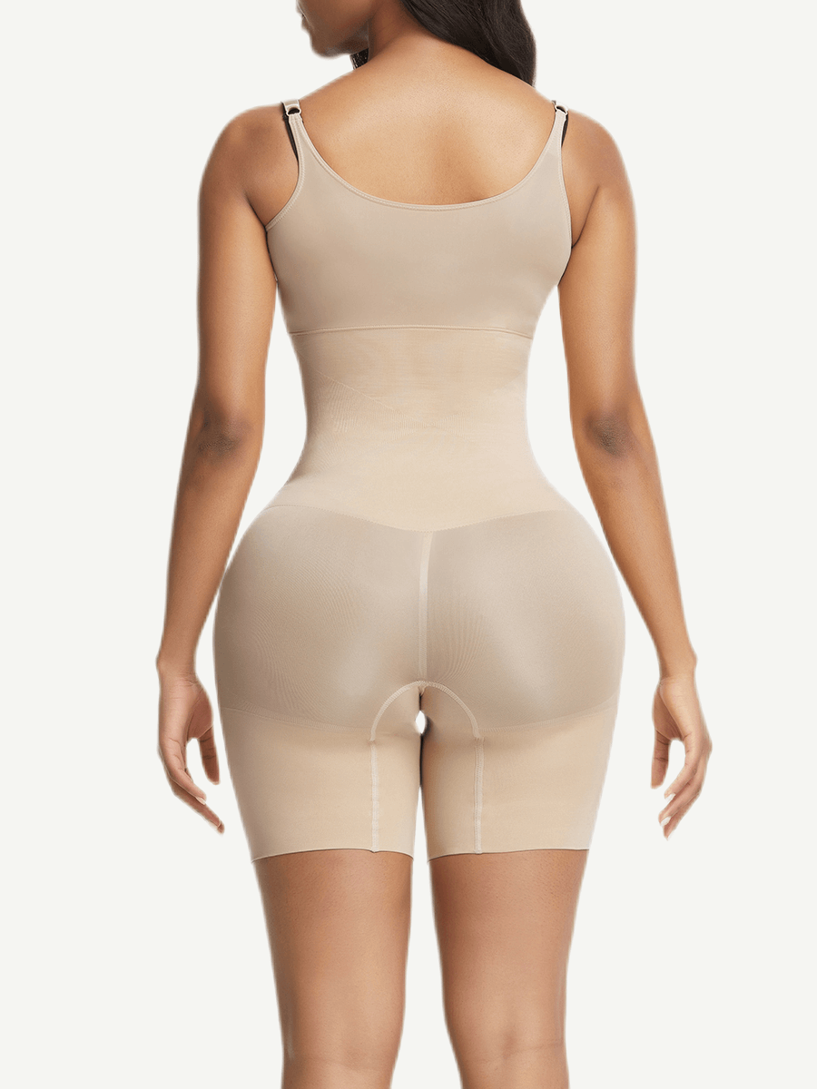 Eco-friendly Seamless Double-layer Abdominal Fit Bodysuit