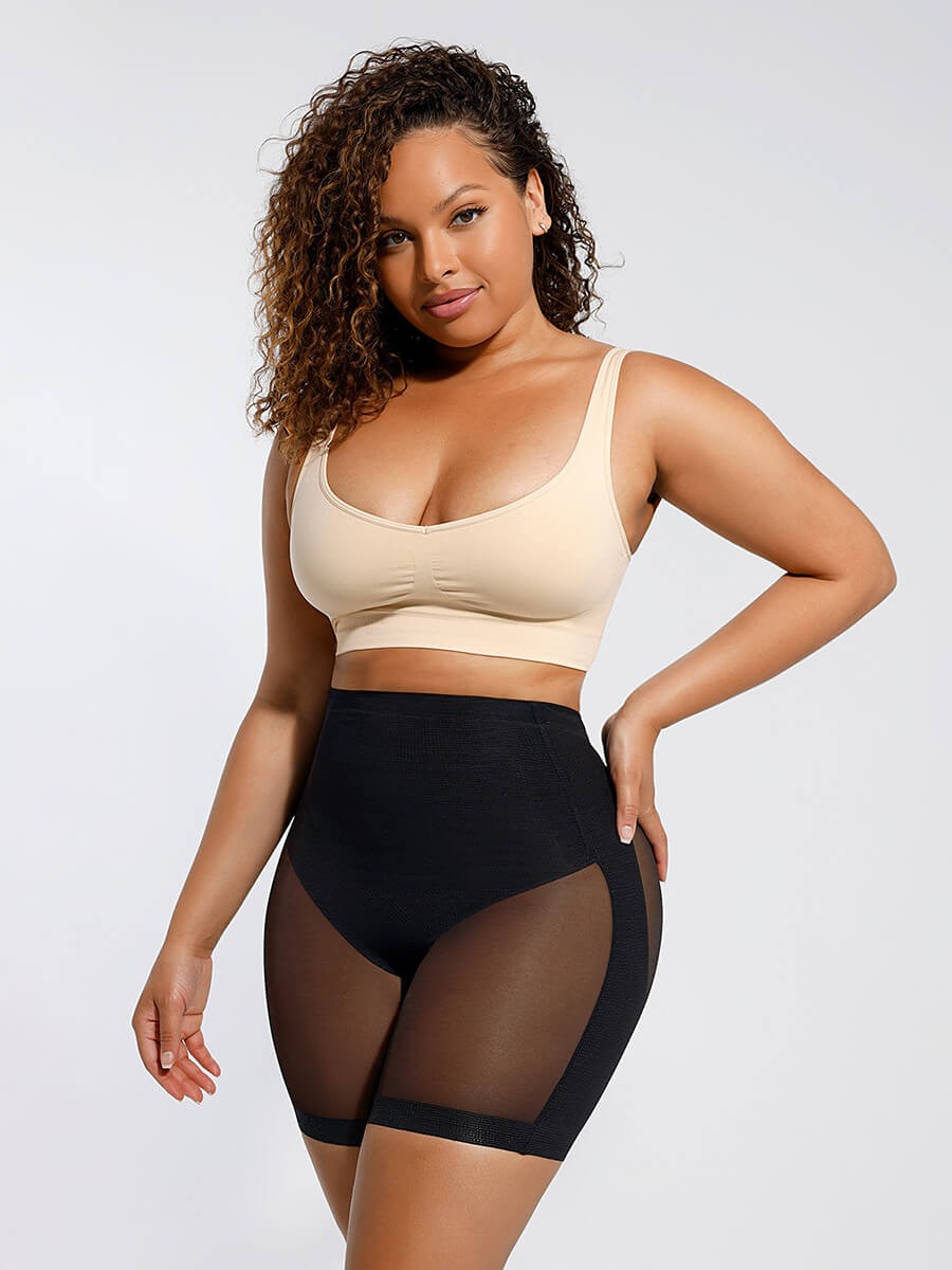 Tummy Slimming Low Waist Fitted Mesh Body Butt Lifter