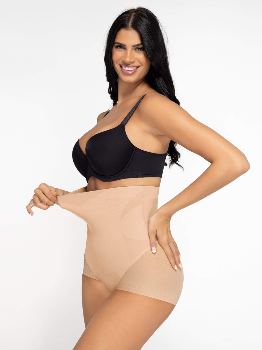 High-Waisted Sculpting Tummy Control Butt Lifting Shaping Brief