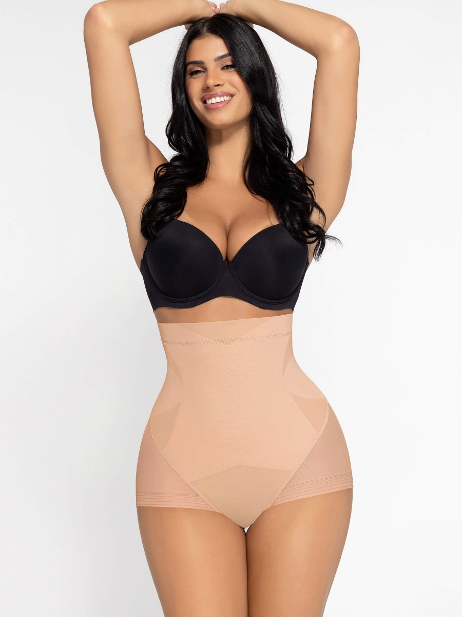 High-Waisted Tummy Control Butt Lifting Shaping Brief