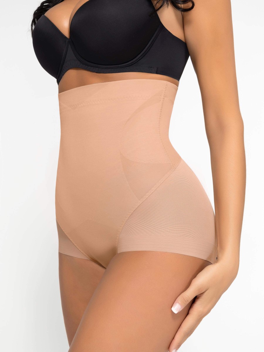 High-Waisted Tummy Control Butt Lifting Shaping Brief