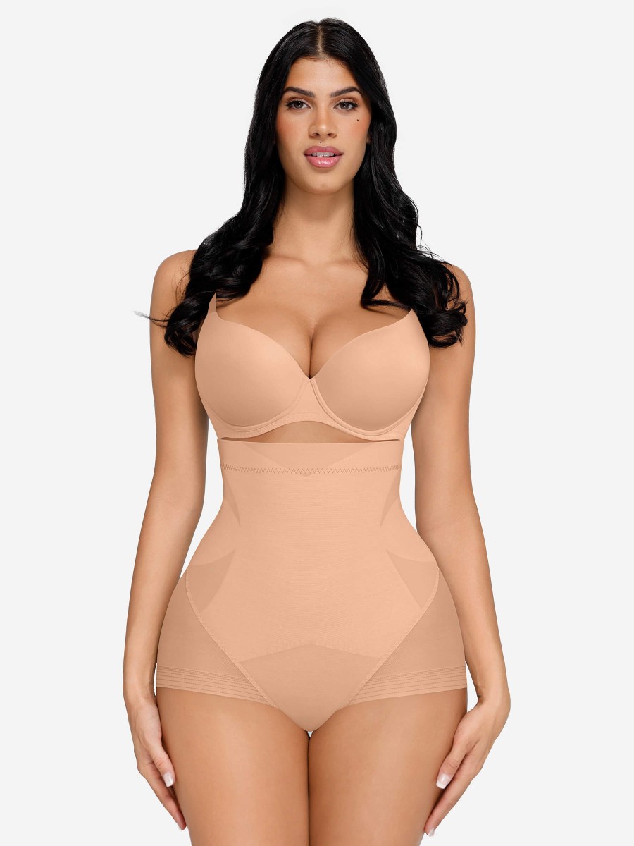 High-Waisted Tummy Control Butt Lifting Shaping Brief