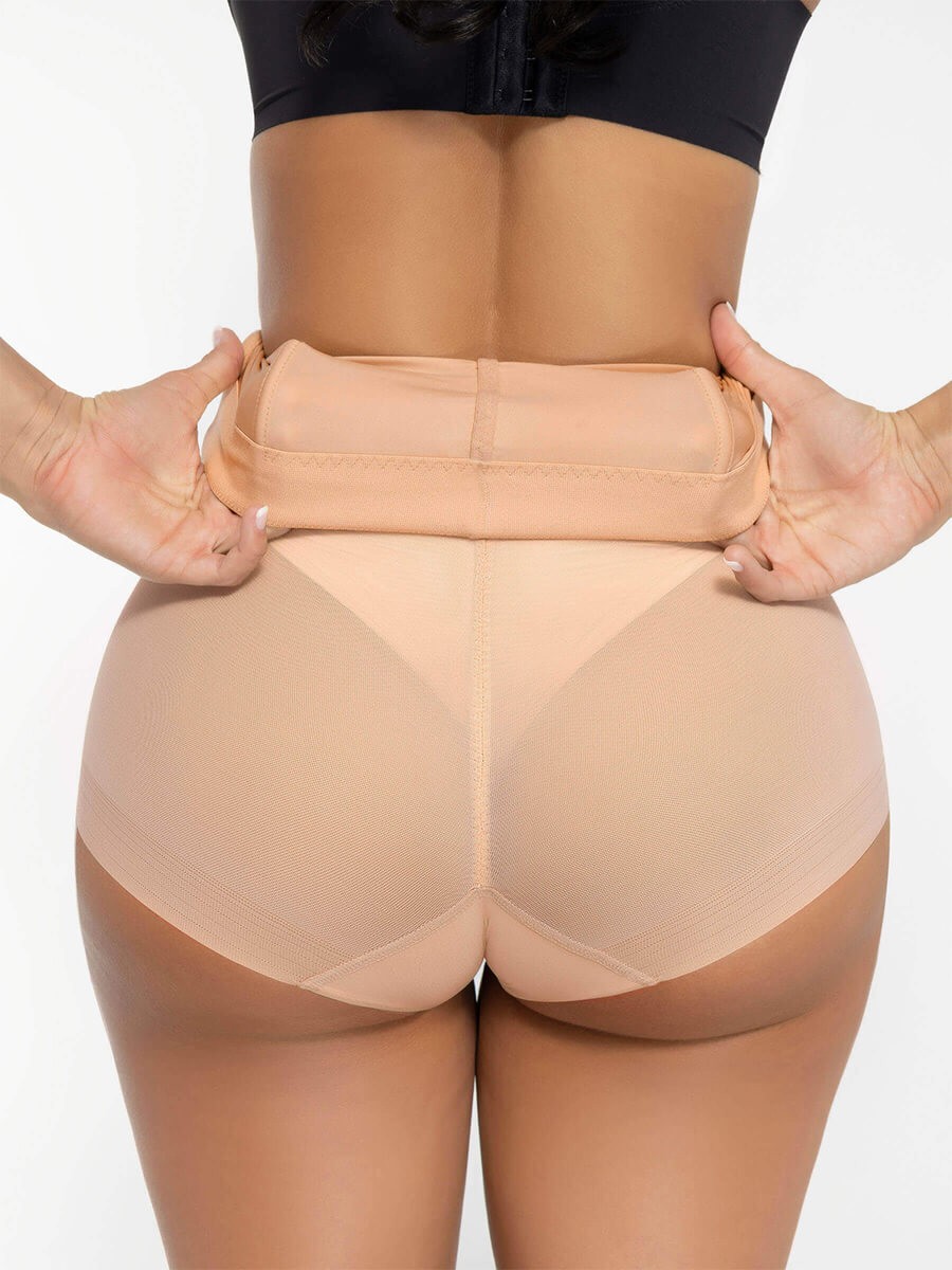 High-Waisted Tummy Control Butt Lifting Shaping Brief