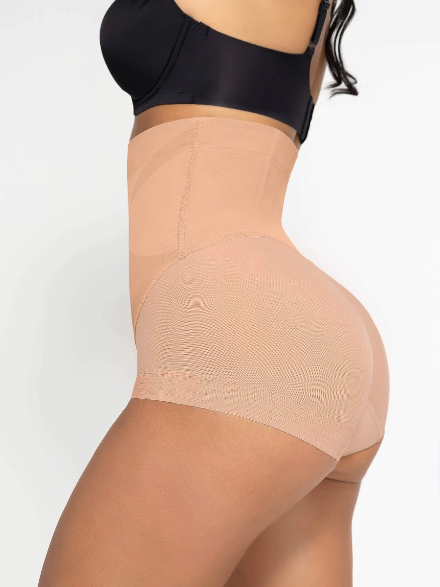 High-Waisted Tummy Control Butt Lifting Shaping Brief