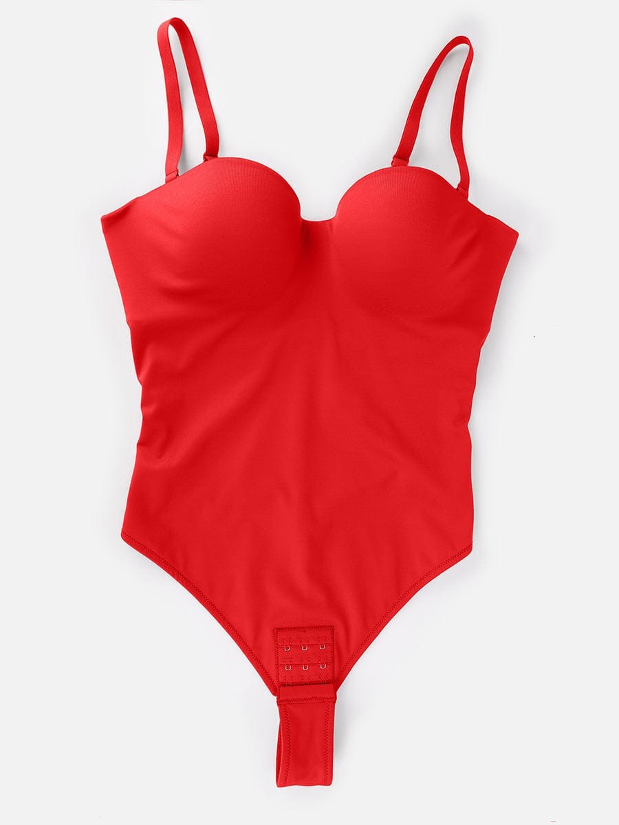 One Piece Waist And Abdomen Shaping Thong Bodysuit