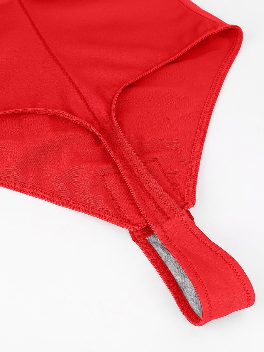 One Piece Waist And Abdomen Shaping Thong Bodysuit