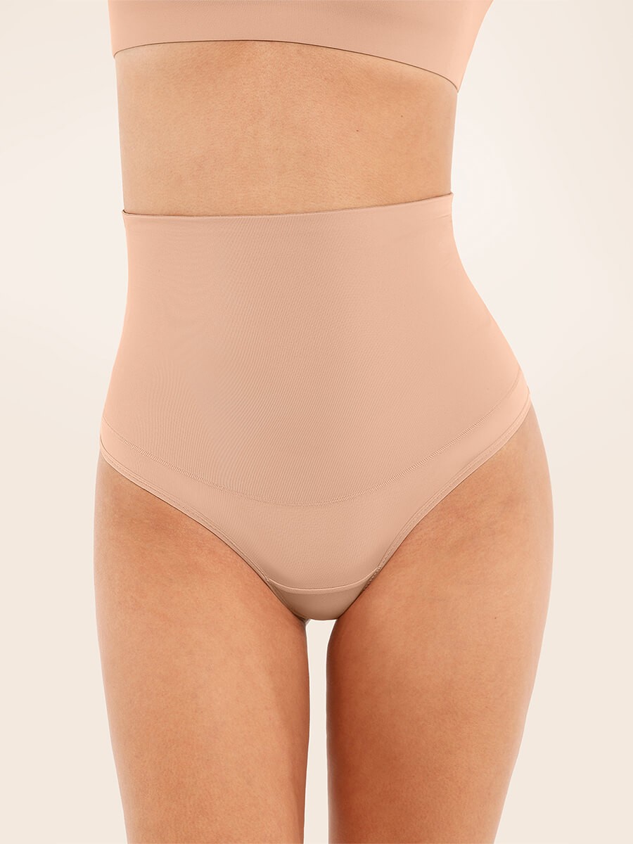 Seamless Tummy Control Thong Shapewear Panties