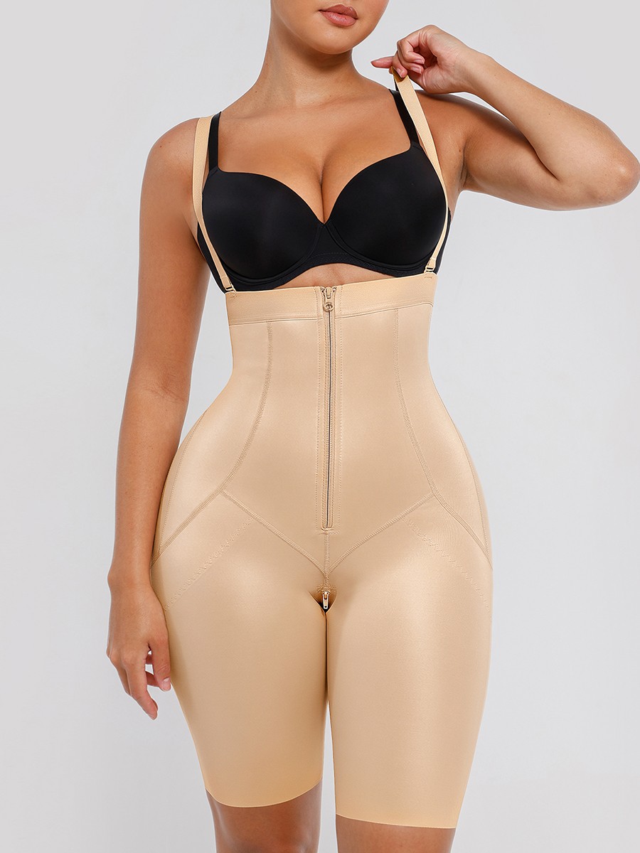 Body Shaper with Lifting Support Adjustable Zipper