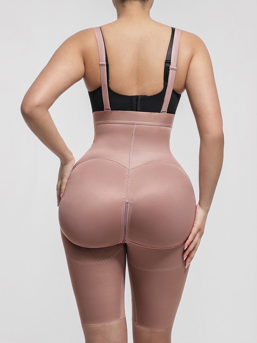 Fashion Body Shaper with Internal Clips for Post-Operative Wear and Support