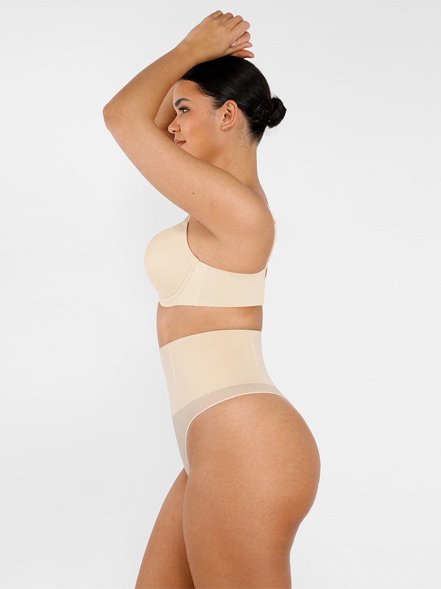 Semaless Mid-thigh Waist Recycled Panties