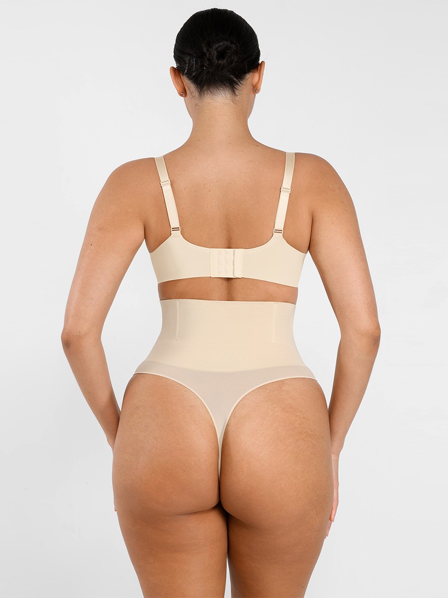 Semaless Mid-thigh Waist Recycled Panties