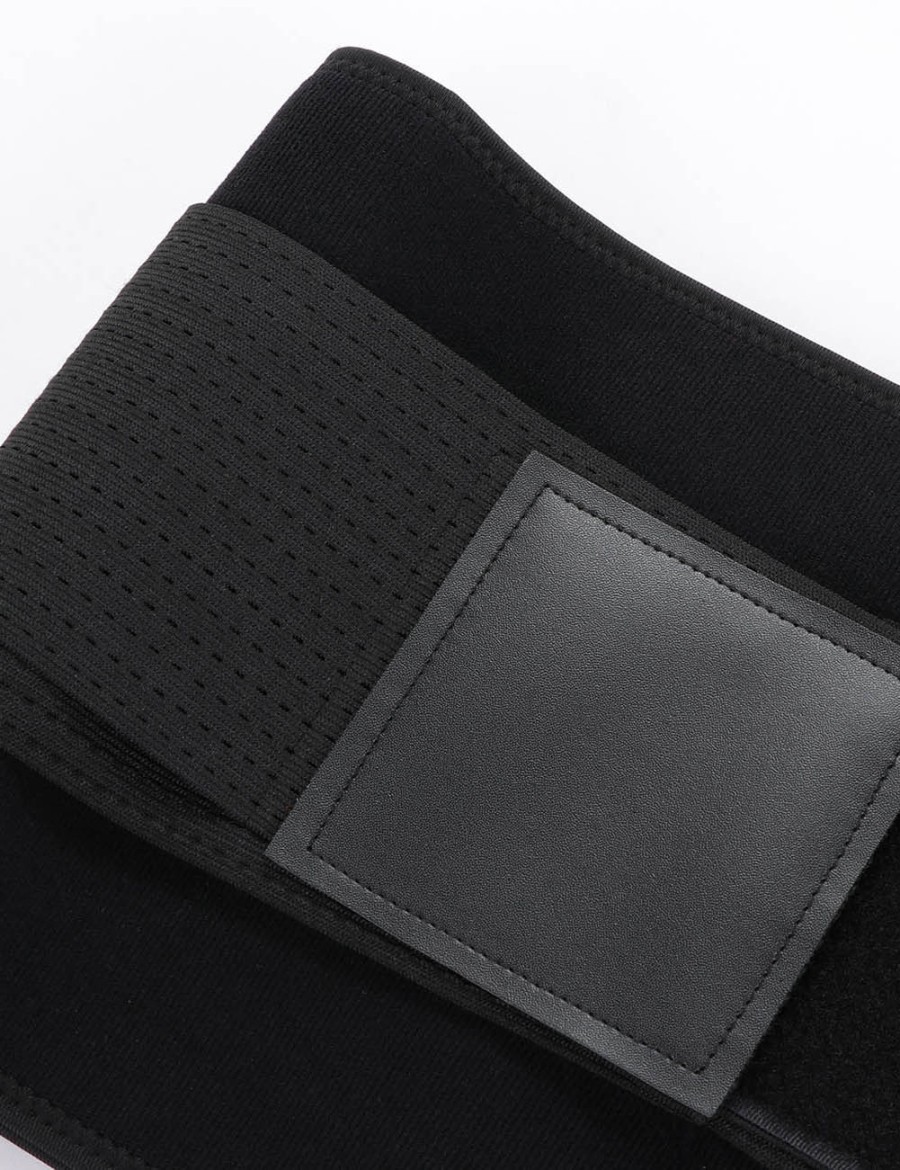 Black SBR Plastic BonesLining Waist Trainer Tummy Control Fat Burning