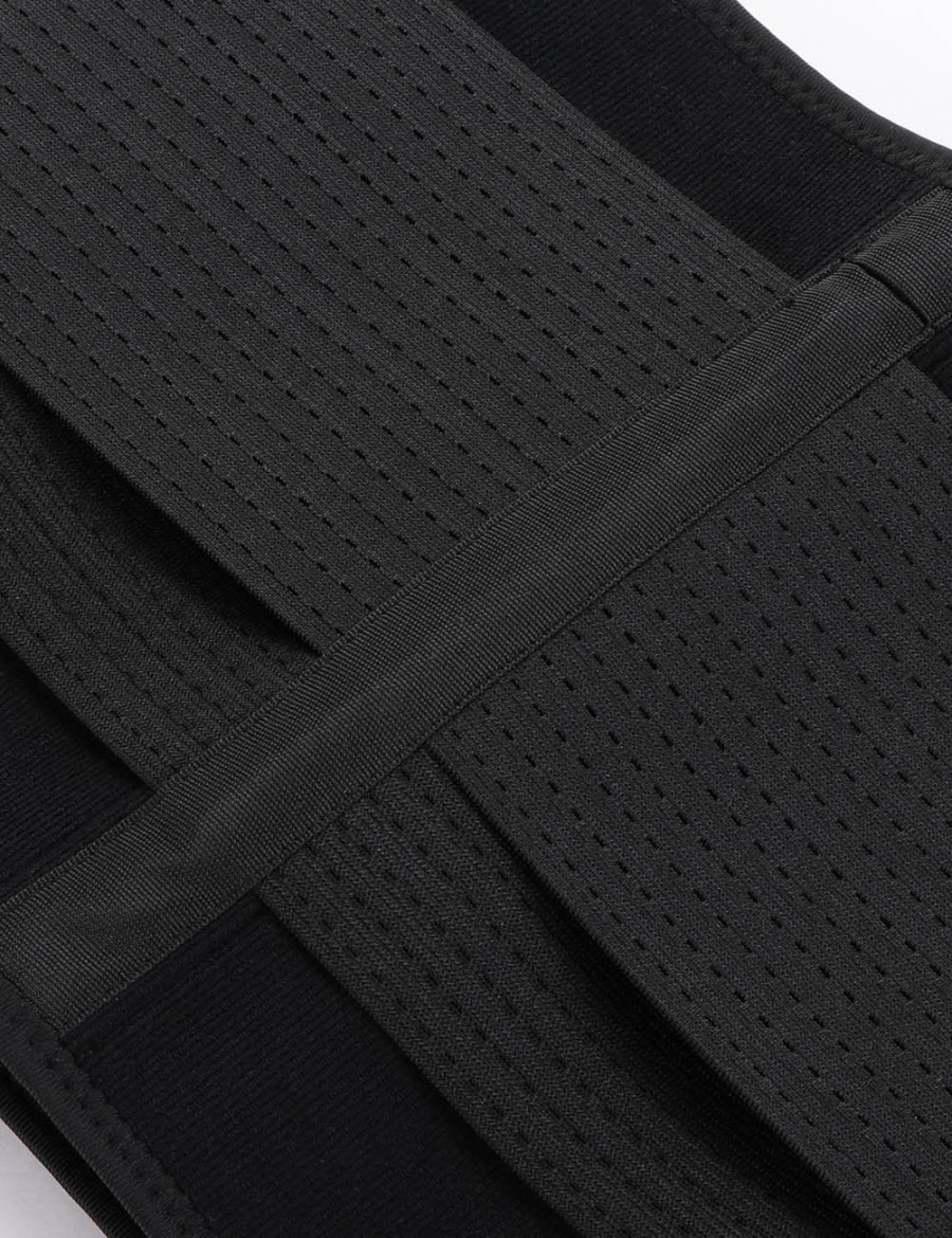 Black SBR Plastic BonesLining Waist Trainer Tummy Control Fat Burning