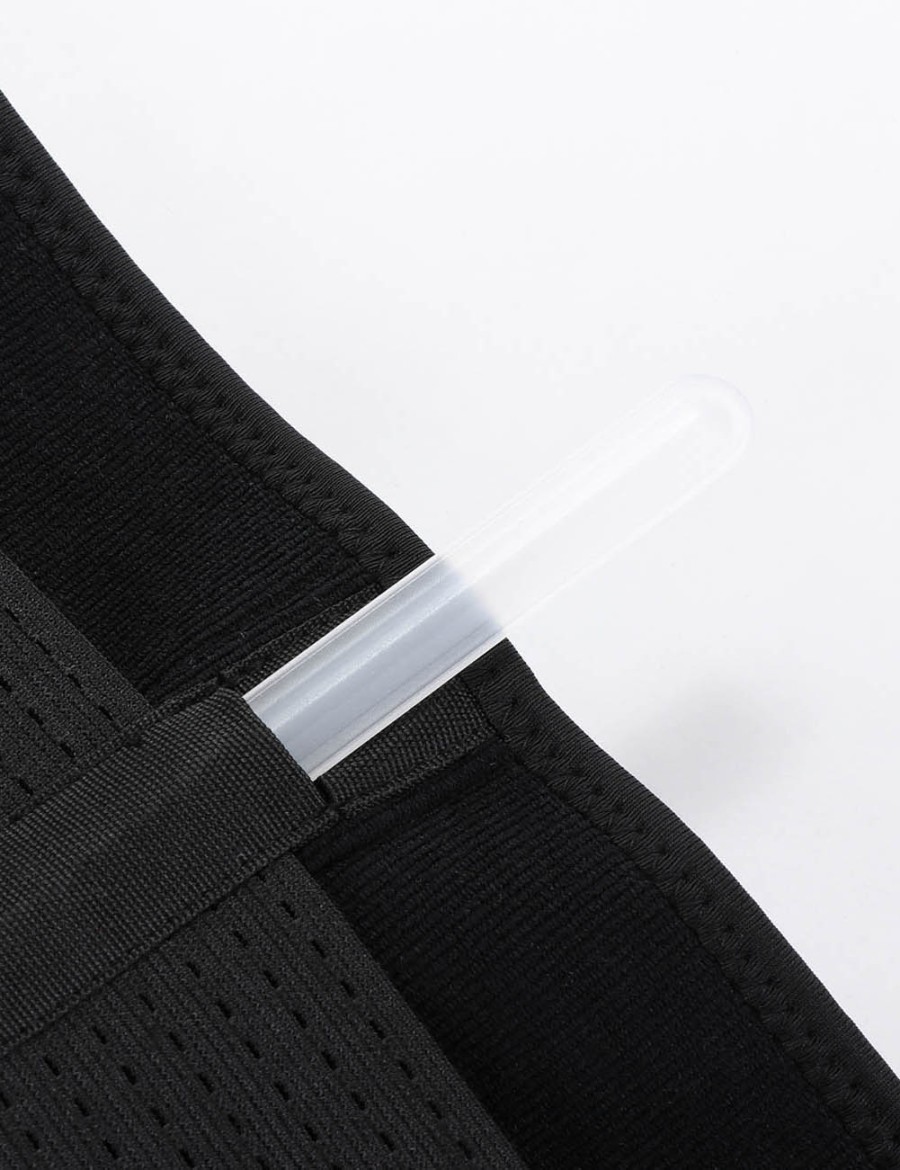 Black SBR Plastic BonesLining Waist Trainer Tummy Control Fat Burning