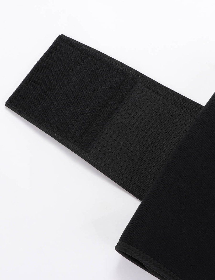 Black SBR Plastic BonesLining Waist Trainer Tummy Control Fat Burning