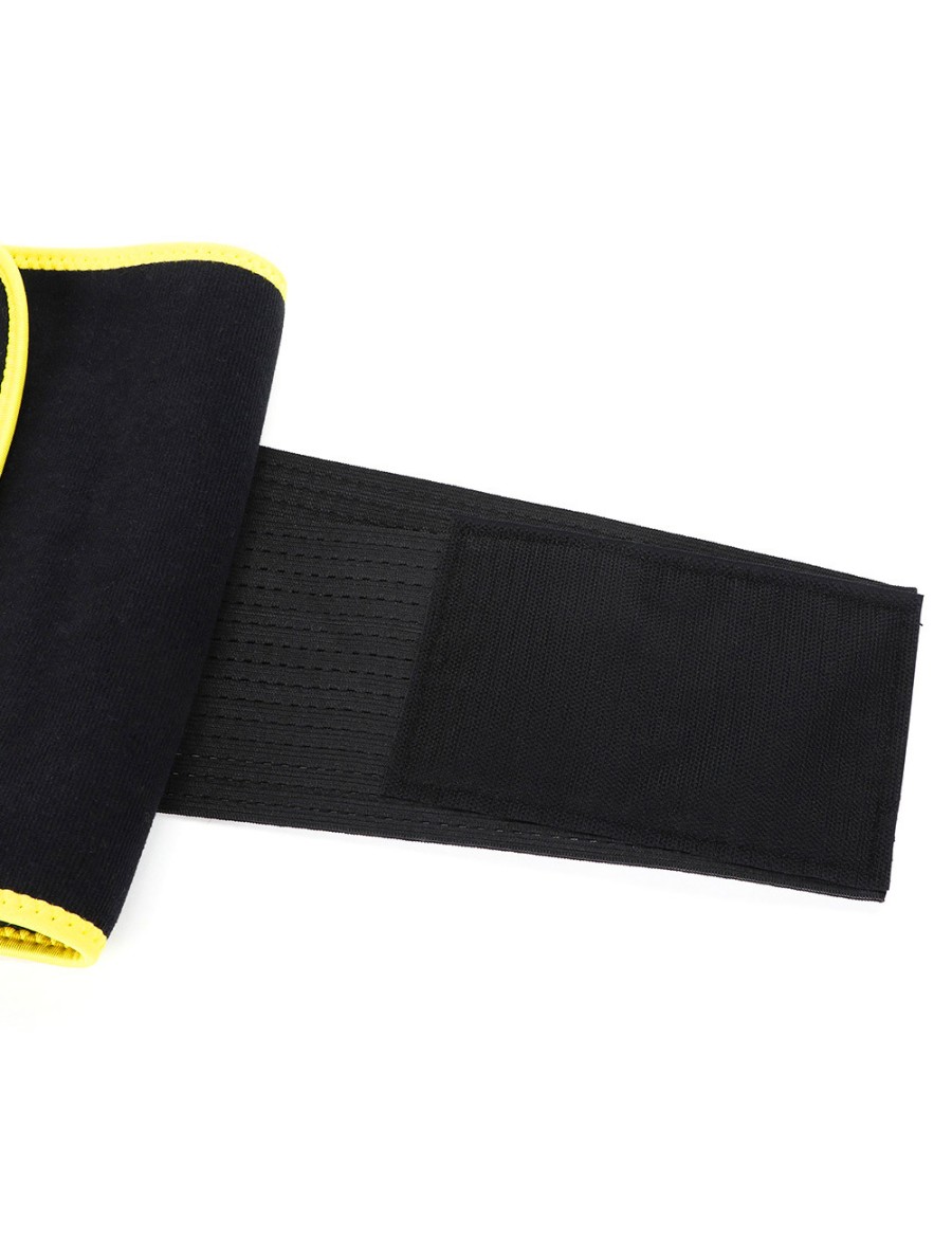 Yellow Plastic Bones Back Waist Cincher Plus Size Calories Burning