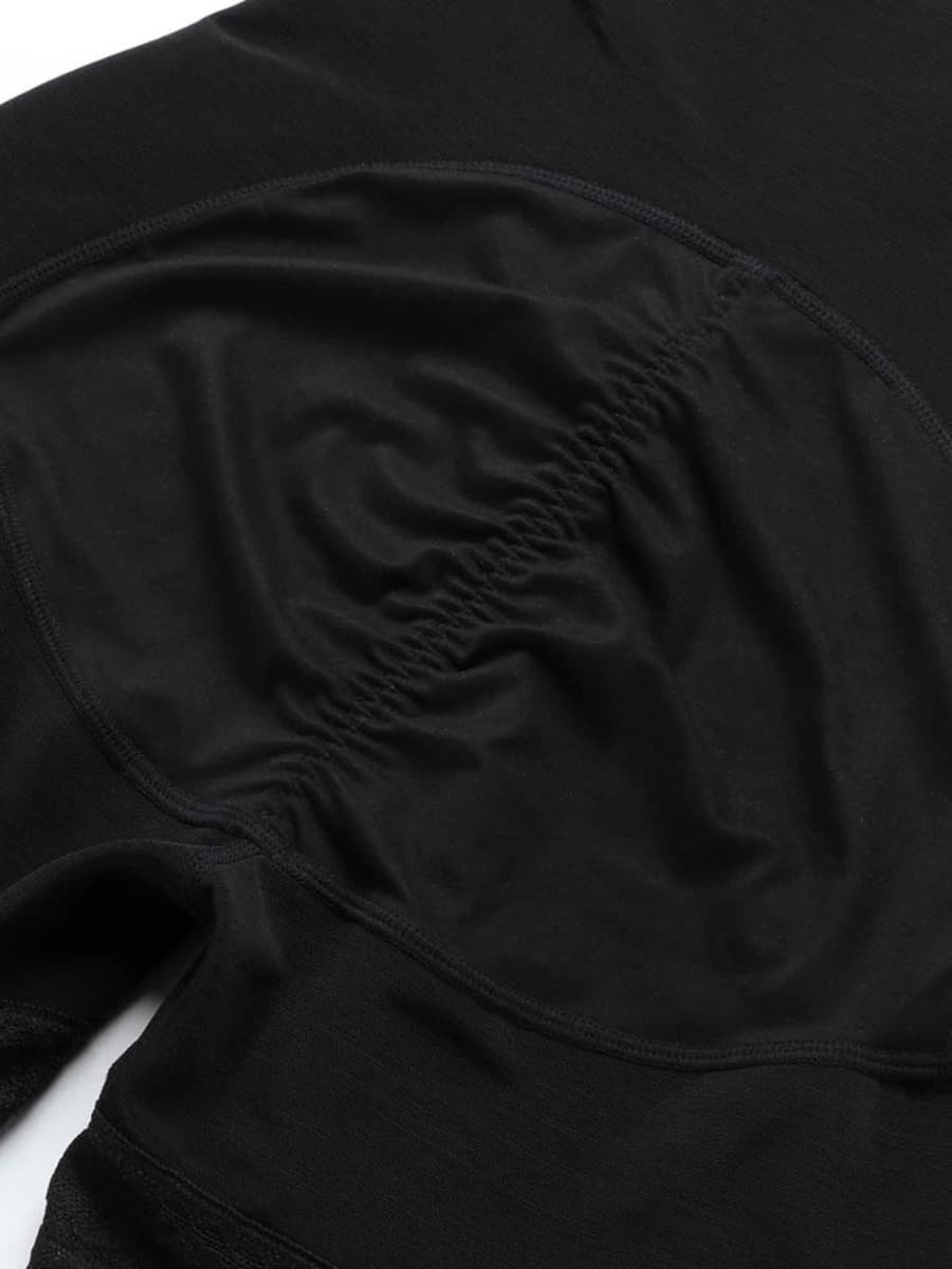 Black Color Hemline Queen Size Butt Lifter Hooks Flatten Tummy