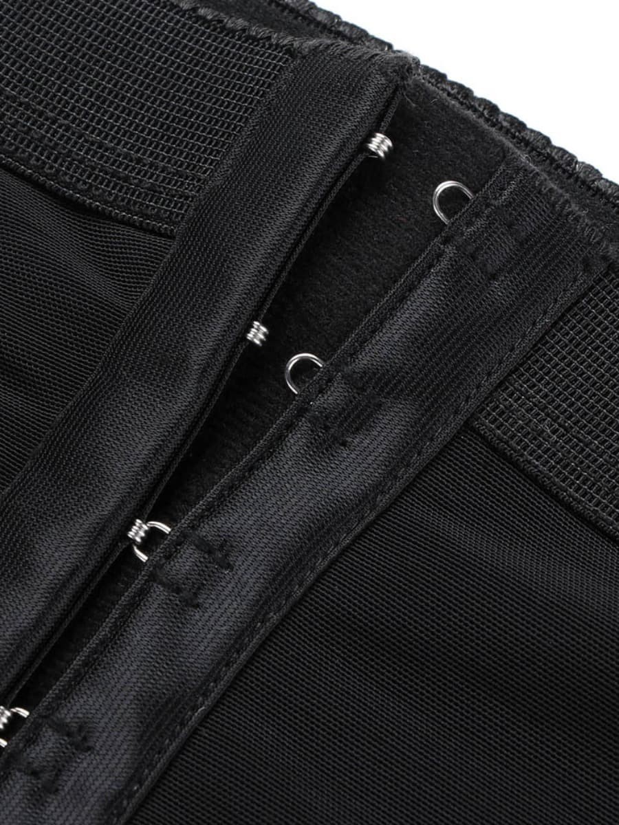 Black Color Hemline Queen Size Butt Lifter Hooks Flatten Tummy