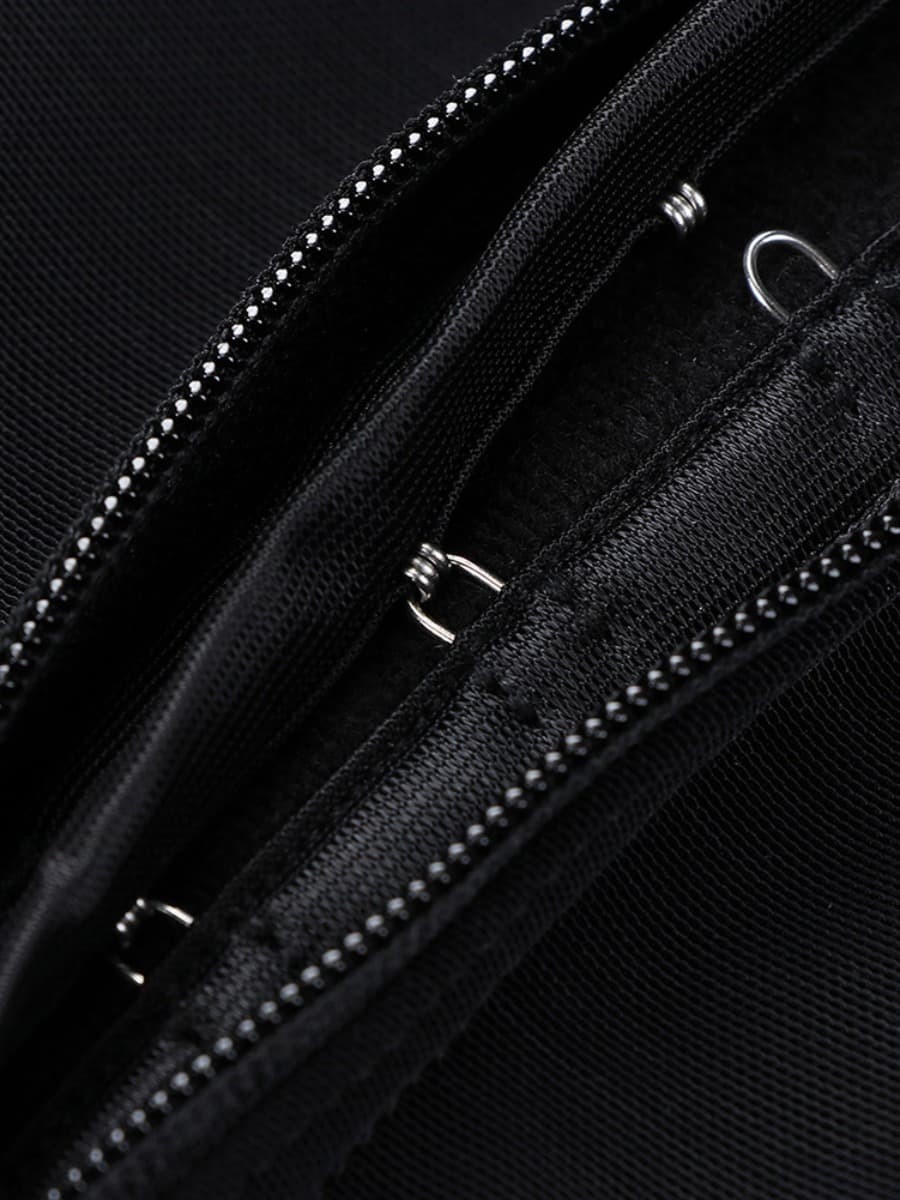 Black Detachable Straps Full Body Shaper Big Size