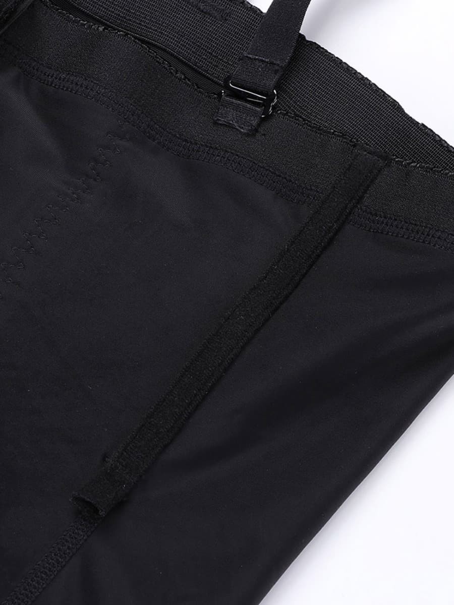 Black Detachable Straps Full Body Shaper Big Size