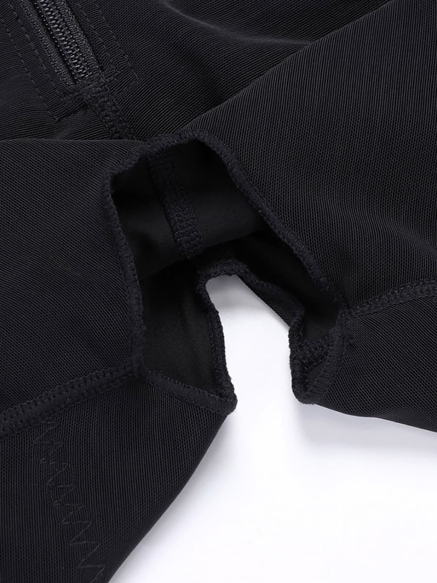 Black Detachable Straps Full Body Shaper Big Size