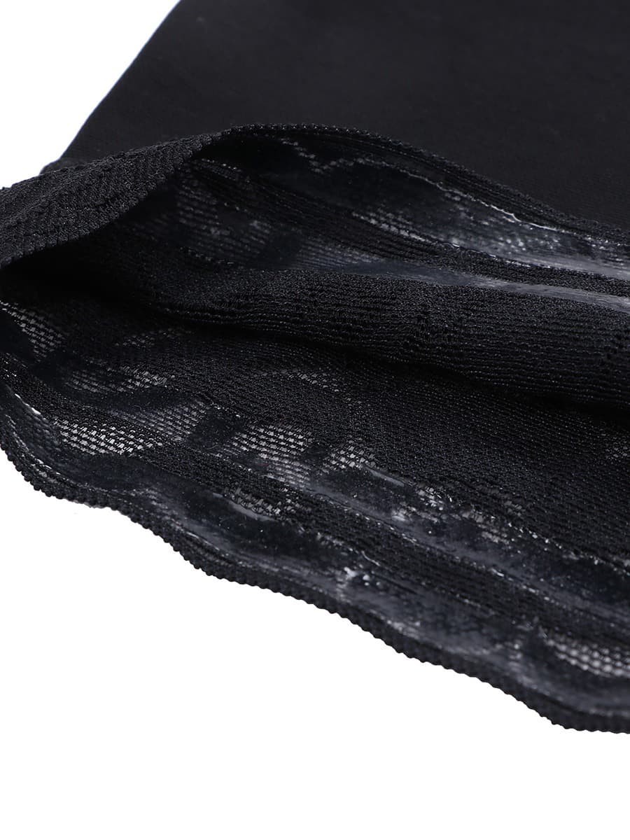 Black Color Underbust Full Body Shaper Plus Size Zipper For Women