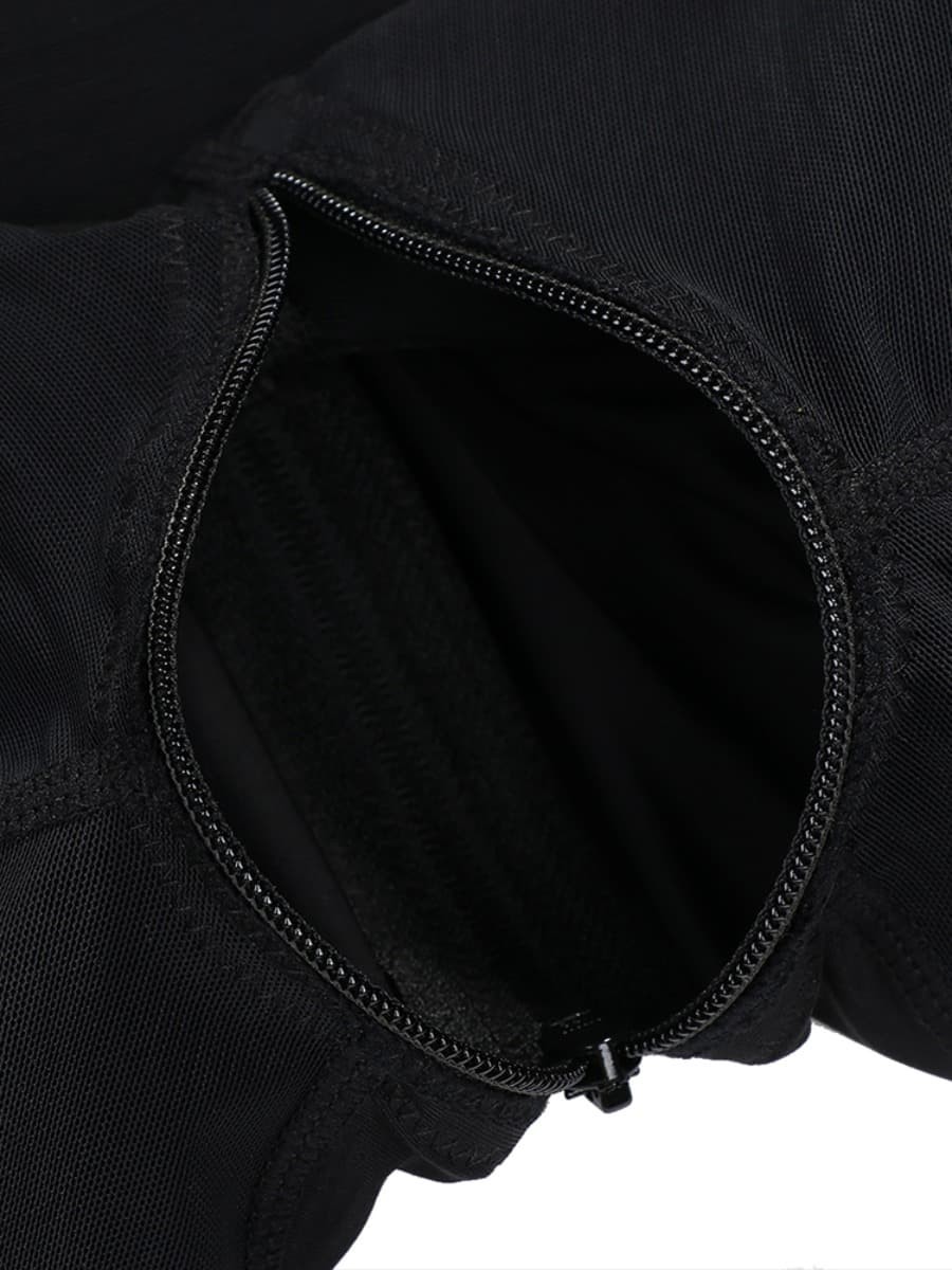 Detachable Straps Side Zip Full Body Shaper Zipper Closure
