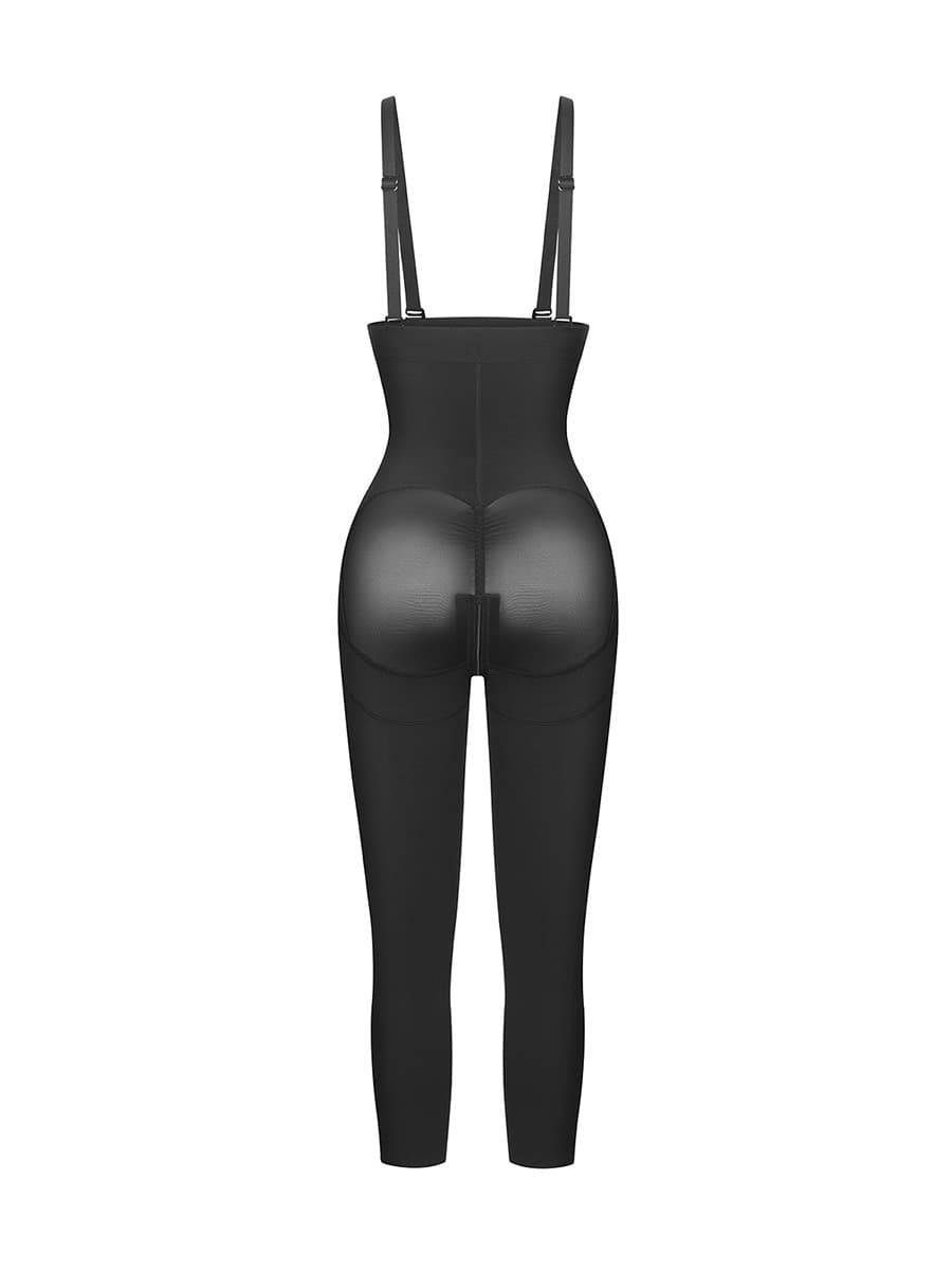 Latex Bust Tummy Control Shapewear with Adjustable Straps