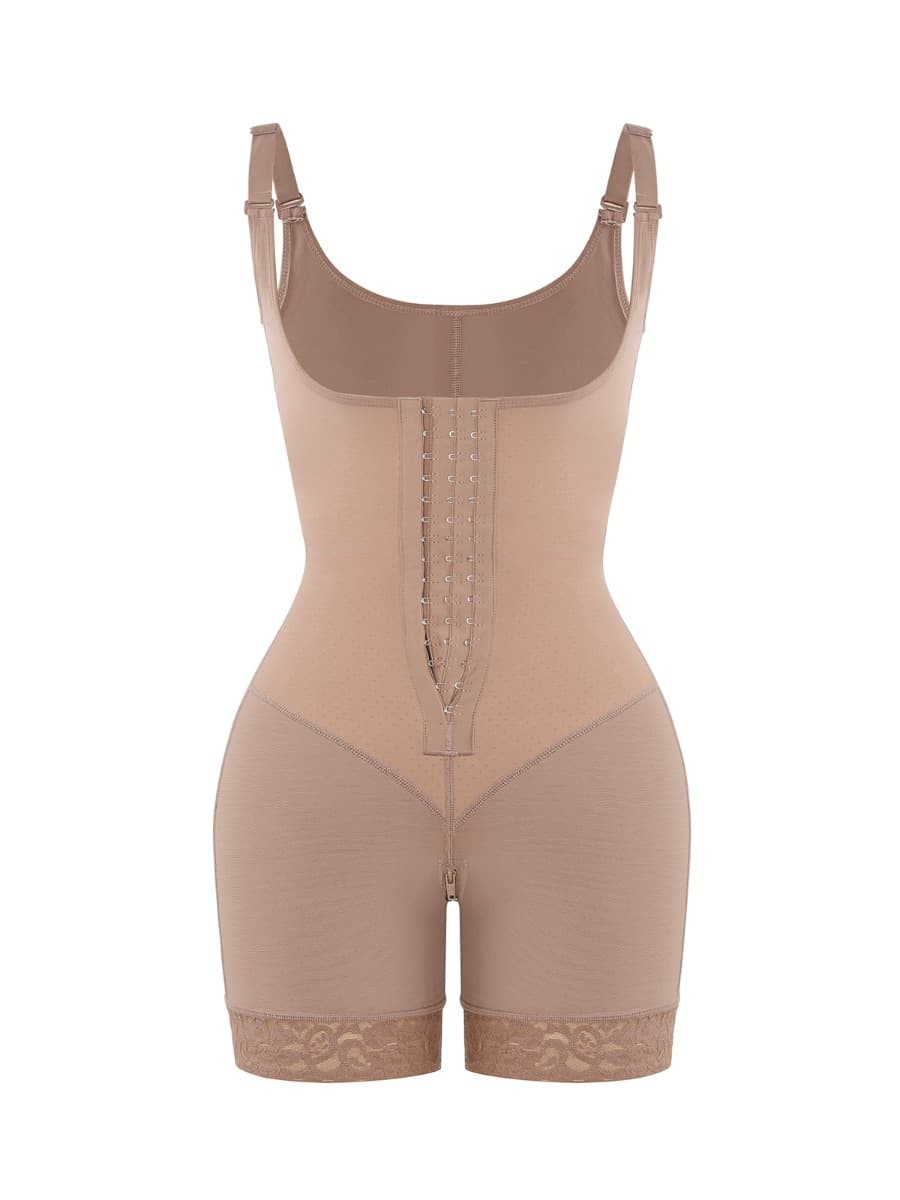 Latex Added Open Bust Tummy Control Shapewear