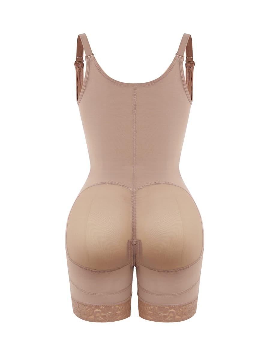 Latex Added Open Bust Tummy Control Shapewear