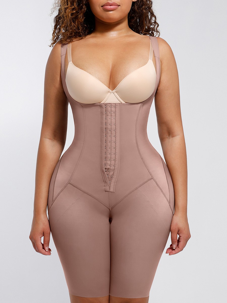 Nude Skin After Surgery Chest Support Shapewear Bodysuit