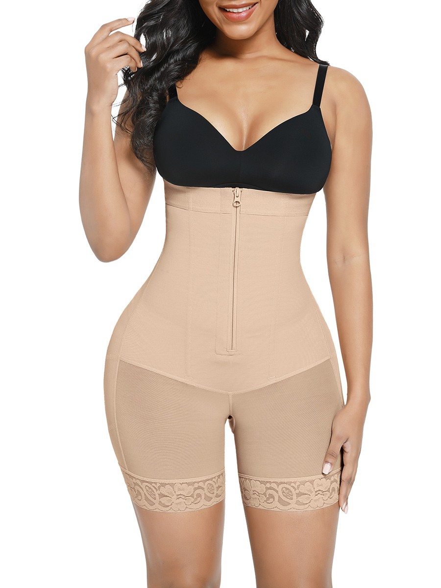 High Quality High Waist Abdomen Trimmer Control Body Shaper Shapewear Bodysuit