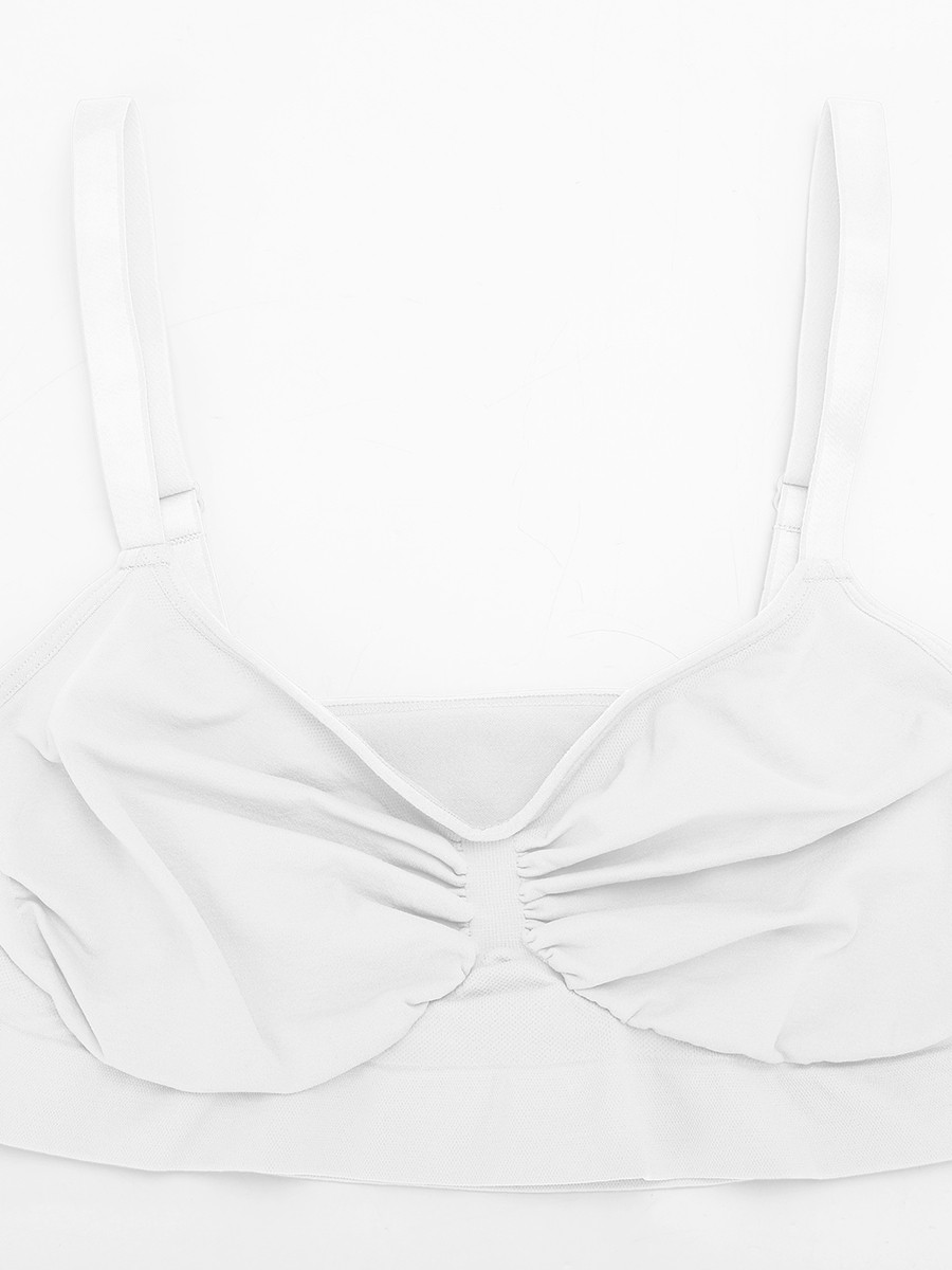 Women Seamless Wireless Adjustable Straps Shaping Bra