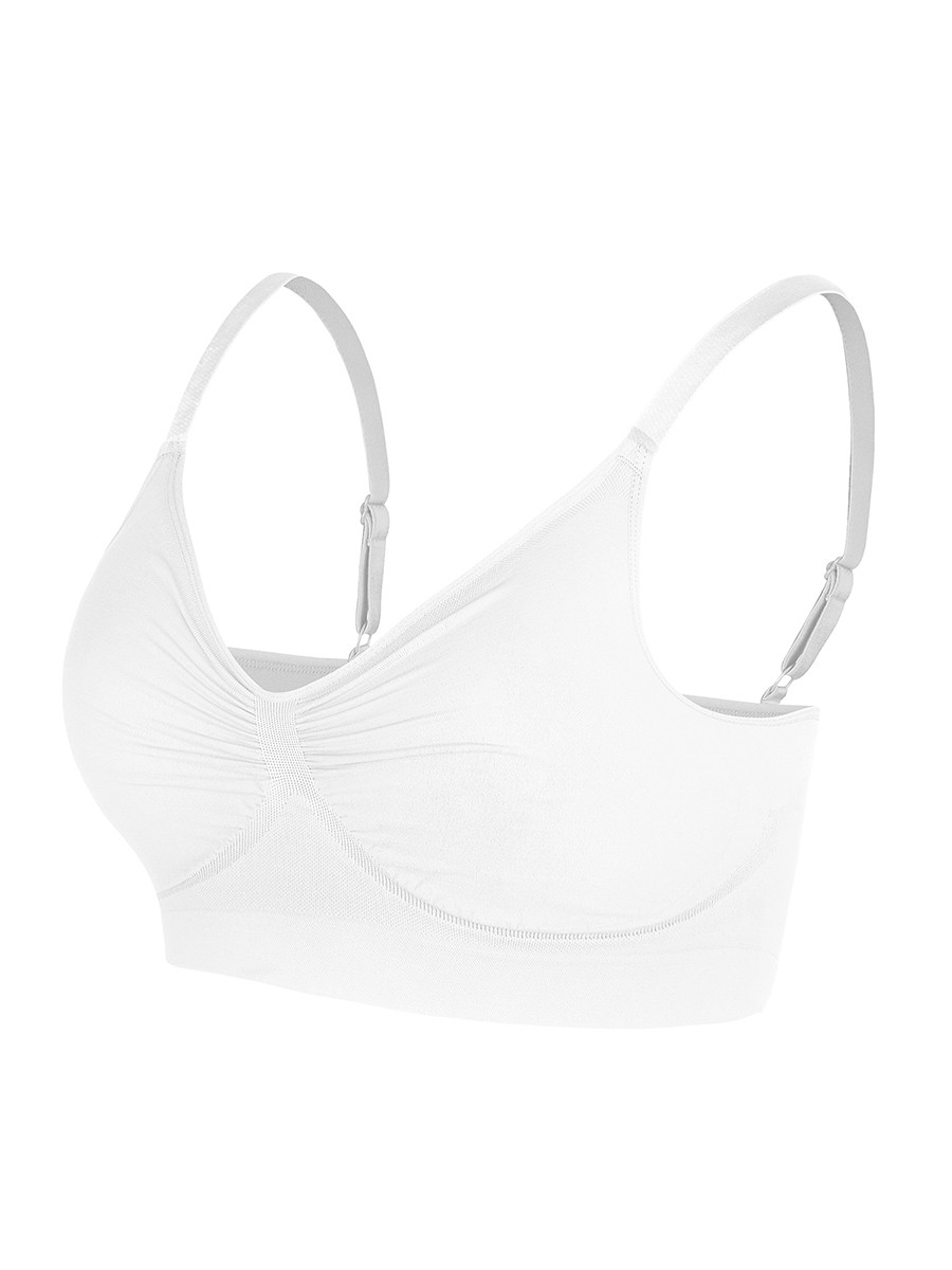 Women Seamless Wireless Adjustable Straps Shaping Bra