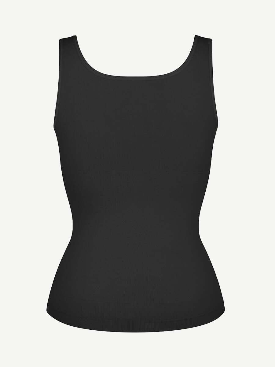 Seamless Diamond Neck Support Chest Waist Belly Shaping Tank Top