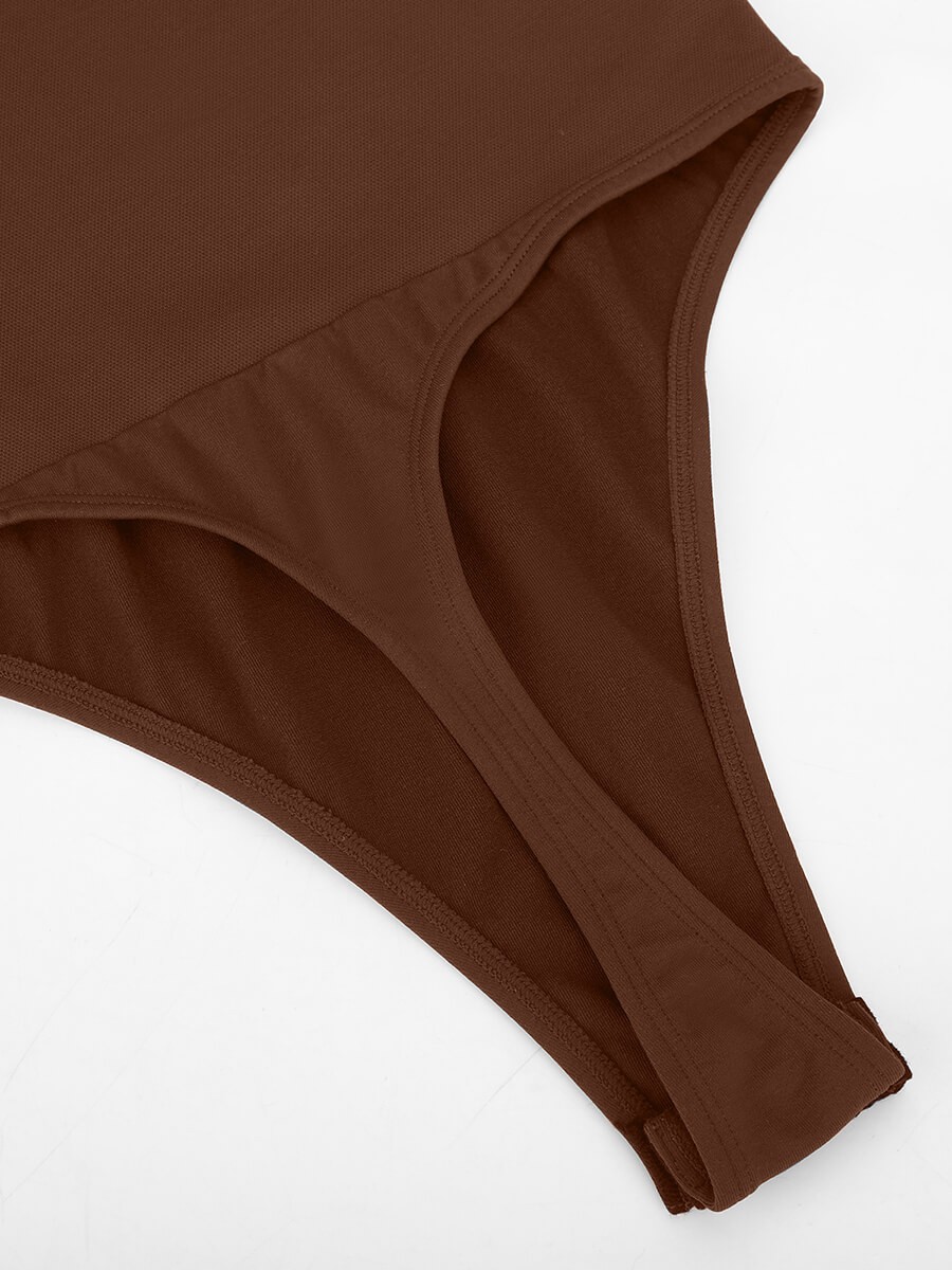 Wholesale Seamless Built-in Bra Waist and Tummy Control Thong Bodysuit